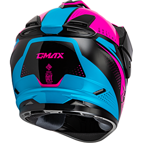 GMAX Gm-11 Decima Helmet Black/pink/blue Xs