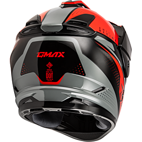 GMAX Gm-11 Decima Helmet Black/red/grey 2x