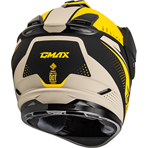 GMAX Gm-11 Decima Helmet Matte Black/yellow/grey Xs