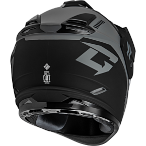GMAX Gm-11 Ronin Helmet Matte Black/silver 2x