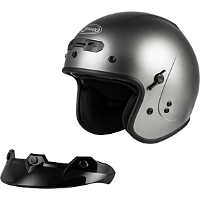 GMAX Gm-32 Open-face Helmet Titanium 3x