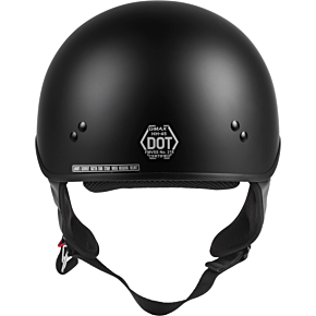 GMAX Hh-45 Half Helmet Naked Matte Black Md