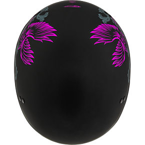 GMAX Hh-65 Corvus Helmet Matte Black/purple/grey Xl