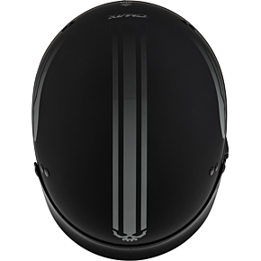 GMAX Hh-65 Retribution Helmet W/peak Matte Black/silver 2x
