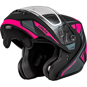 GMAX Md-04s Sector Snow Helmet Black/pink 2x