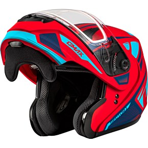GMAX Md-04s Sector Snow Helmet Red/blue 3x