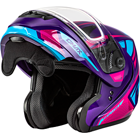 GMAX Md-04s Sector Snow Helmet Violet/pink Md