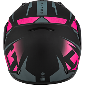 GMAX Md-04s Sector Snow Helmet W/ Electric Shield Black/pink 3x