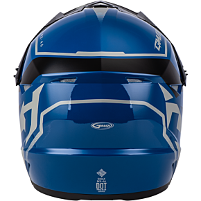 GMAX Mx-46 Compound Helmet Blue/black/grey Ym