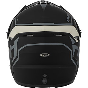 GMAX Mx-46 Compound Helmet Matte Black/grey/white Md
