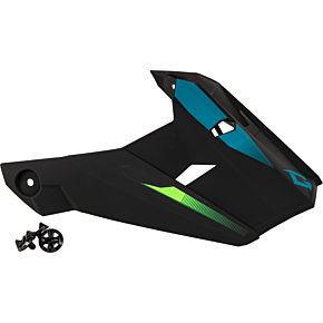 GMAX Mx-46 Compound Visor Matte Hi-vis Grn/blk/blu Ys-yl