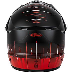 GMAX Mx-46 Frequency Off-road Helmet Matte Black/red Md