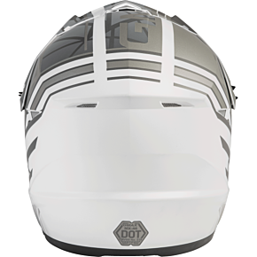 GMAX Mx-46 Off-road Mega Helmet Matte White/silver Sm