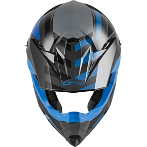 GMAX Mx-86 Off-road Fame Helmet Dark Grey/blue/black Xl