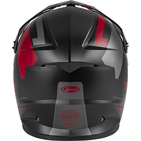 GMAX Mx-86 Off-road Fame Helmet Matte Black/red/silver Xl