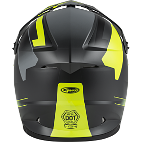 GMAX Mx-86 Off-road Fame Helmet Matte Dark Grey/hi-vis Lg