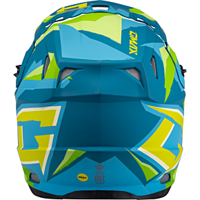 GMAX Mx-96 Splinter Helmet Matte Blue/green Lg