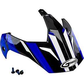 GMAX Visor Vertical Black/blue W/screws Gm-11