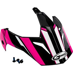 GMAX Visor Vertical Black/pink W/screws Gm-11