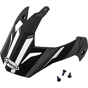 GMAX Visor Vertical Matte Black Dark Silver W/screw Gm-11