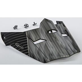 GMAX Visor W/screws Colfax Mx-46 Matte Black/silver Xs-sm