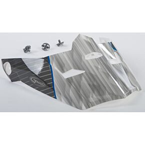 GMAX Visor W/screws Colfax Mx-46 White/blue Md-2x