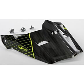 GMAX Visor W/screws Colfax Mx-46y Black/hi-vis Yel Ys-yl