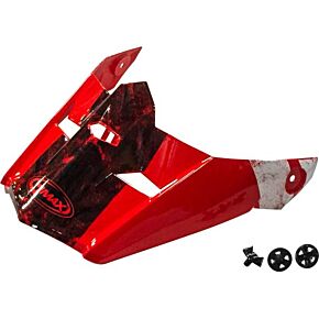GMAX Visor W/screws Dominant Mx-46 Red/black/white Md-2x