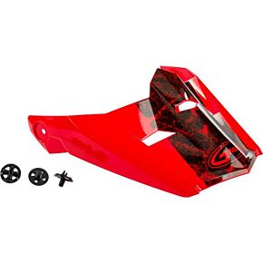 GMAX Visor W/screws Dominant Mx-46 Red/black/white Xs-sm
