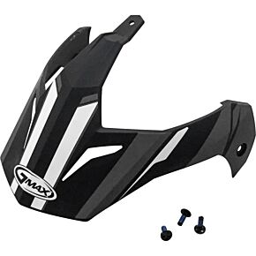 GMAX Visor W/screws Expedition Matte Black/dark Silver Gm-11