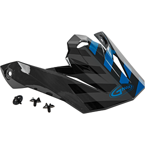 GMAX Visor W/screws Fame Mx-86 Dark Grey/blue/black