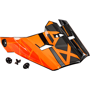 GMAX Visor W/screws Mega Mx-46 Black/orange/silver Md-2x