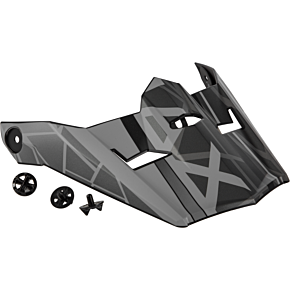 GMAX Visor W/screws Mega Mx-46y Matte Black/grey Ys-yl