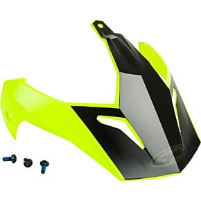 GMAX Visor W/screws Scud Matte Hi-vis/black Gm-11