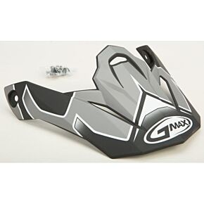 GMAX Visor W/screws Step Mx-86 Dark Silver/white