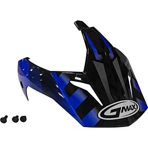 GMAX Visor W/screws Trekka Gm-11 Black/blue