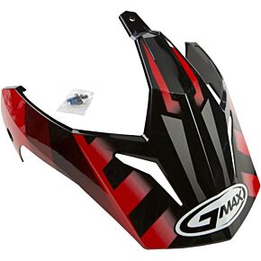 GMAX Visor W/screws Trekka Gm-11 Black/red