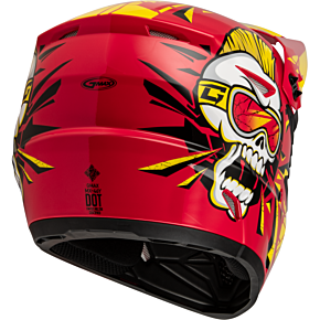 GMAX Youth Mx-46y Unstable Helmet Red/yellow Ys