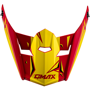 GMAX Youth Mx-46y Unstable Visor Red/yellow Ys-yl