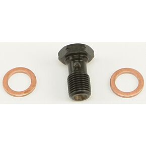 GOODRIDGE Banjo Bolt Ebony 10mmx1.0 Short