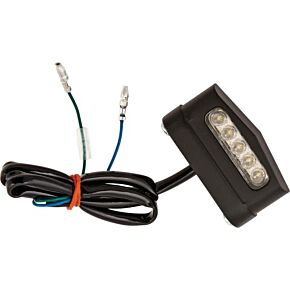HARDDRIVE 3d License Plate Lights 5 Led Light Black