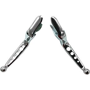HARDDRIVE 4 Hole Lever Set Chrome Softail 15-17 Cable