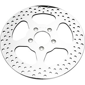 HARDDRIVE 5 Spoke Brake Rotor Rear 11.5" Ss Polished 2.22id