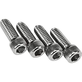 HARDDRIVE Allen Bolts Chrome 4/pk For Handlebar Clamp