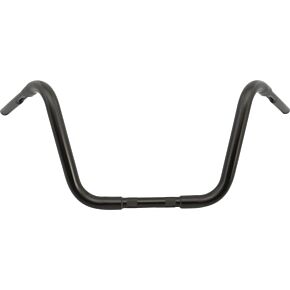 HARDDRIVE Ape Hanger 1-1/4" Black 12" 1" Thru Clamp - Cable