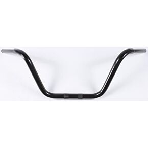 HARDDRIVE Ape Hanger 1-1/4" Black 12" 1.25" Thru Clamping Area Cable