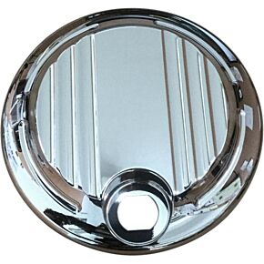 HARDDRIVE Billet Fuel Door Chrome Flh/flt 08-up