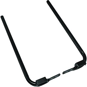 HARDDRIVE Black Saddlebag Support Kit Flh/flt Models 85-08