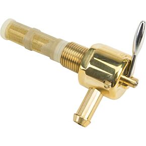 HARDDRIVE Brass Petcock Round 3/8 In Left Side Position