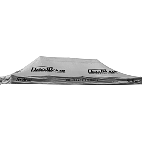 HARDDRIVE Canopy Grey With Logo 10' X 20' Replacment Top